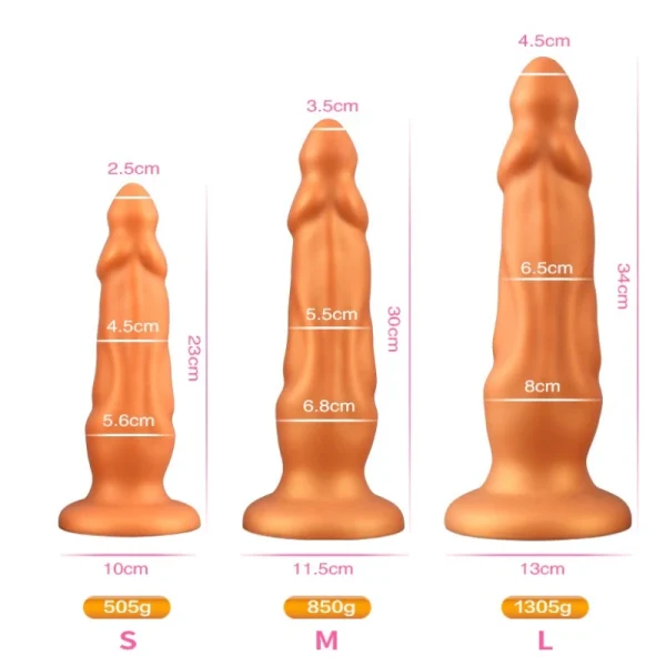 Silicone Monster Anal Dildo Butt Pluig - Large Penis Suction Cup Vaginla Masturbation Sex Toy for Women - Image 6