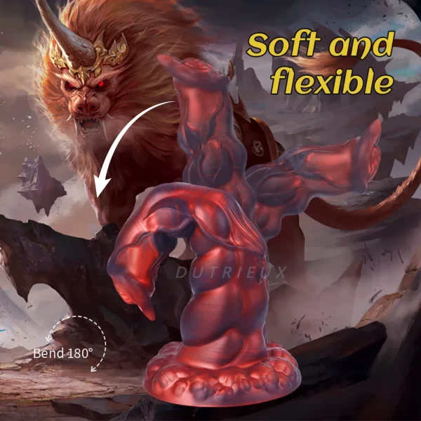 Dragon Dildo Big Suction Cup Butt Plug - Fantasy Spiral Tentacle Dildos Vaginal Anal Masturbation Sex Toy - Image 3