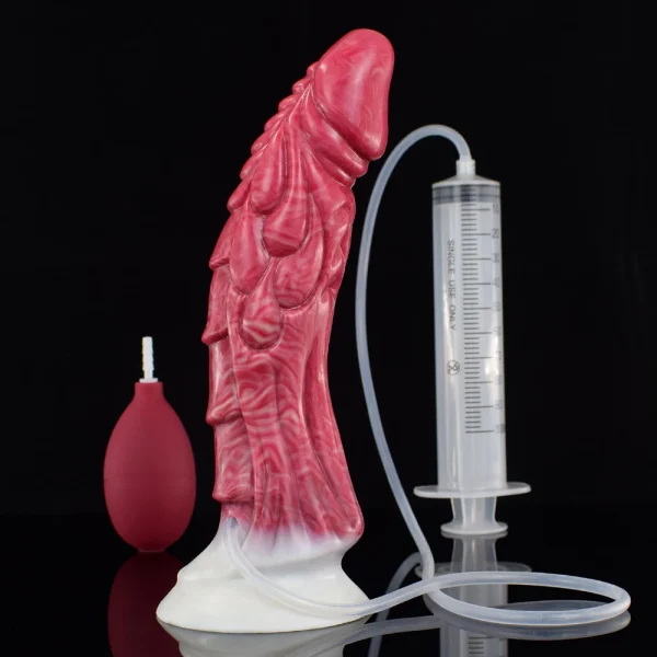 Monster Squirting Dildo Anal Butt Plug - Silicone Ejaculation Penis Prostate Massage Adult Sex Toys - Image 3
