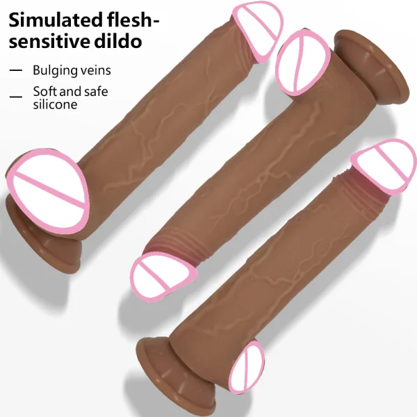 Realistic Huge Dildos Sex Toy for Woman - Silicone Penis Vagina Masturbation Anal Butt Plug Tools - Image 4