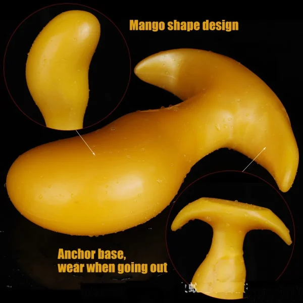 Silicone Fist Anal Butt Plug Prostate Massager - Fantasy Soft Vagina Anus Masturbation Sex Toys for Women Men - Image 5
