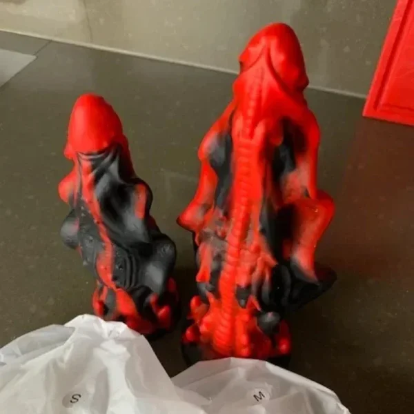 Monter Tentacle Dildo Large Butt Plug - Fantasy Dragon Silicone  Dildo Prostate Massager Sex Toy for Women Men - Image 5
