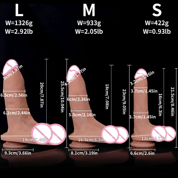 Huge Realistic Dildo Silicone Butt Plug - Big Suction Cup Vagina Masturbation Sex Toy for Women Masturbation - Image 6