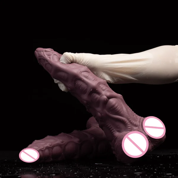 Oversized Fantasy Silicone Anal Dildo Sex Toy - Alien Monsterdildo Butt Plug Expander - Image 3