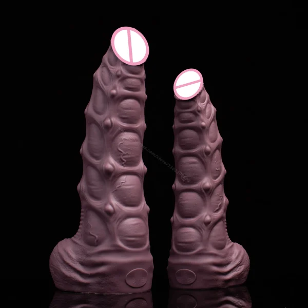 Oversized Fantasy Silicone Anal Dildo Sex Toy - Alien Monsterdildo Butt Plug Expander - Image 4
