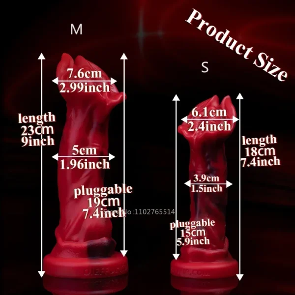 Monster Dildo G-spot Anal Stimulator - Fantasy Alien Butt Plug Masturbation Sex Toys for Men Women - Image 6