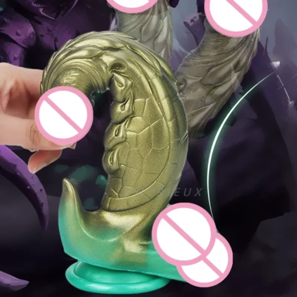 Fantasy Dragon Dildo Prostate Massager - Monster Tentacle Dildos Penis Masturbation Adults Sex Toy - Image 4
