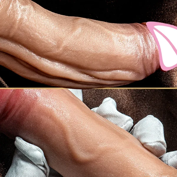 Strap-on Realistic Dildo Underwear Pants - Silicone Lesbian Pegging Anal Dildos Sex Toys for Women Masturbation - Image 5