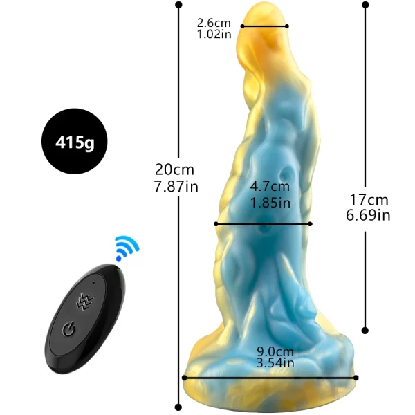 Monster Tentacle Dildo Butt Plug Prostate Massager - Remote Control Vibrating Dildos Vibrator - Image 6