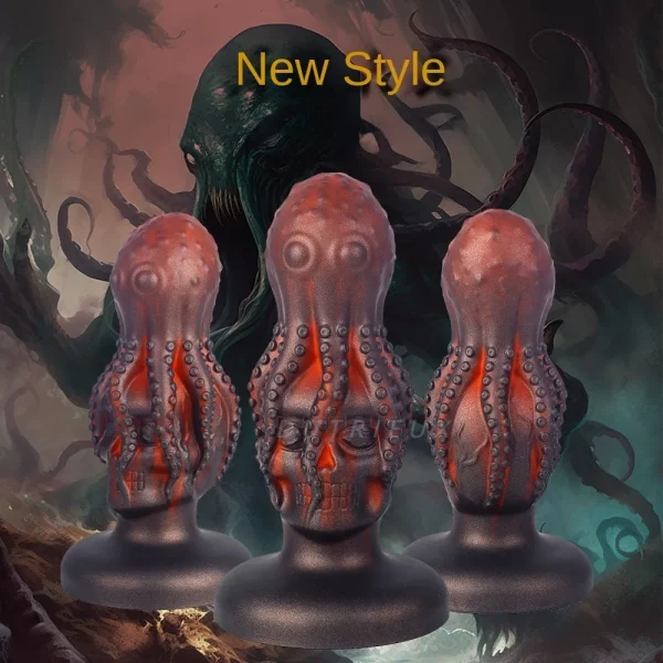 Tentacle Dildo Monster Octopus Butt Plug - Silicone Anal Expander Vaginal Prostate Massager Sex Toy for Men Women - Image 2