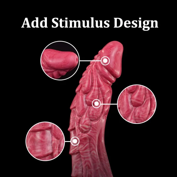 Monster Squirting Dildo Anal Butt Plug - Silicone Ejaculation Penis Prostate Massage Adult Sex Toys - Image 6