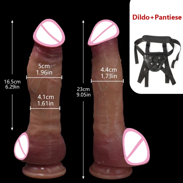 Realistic Dildos Butt Plug Prostate Massager - Big Girth Soft Silicone Anal Sex Toys for Women Men - Image 6
