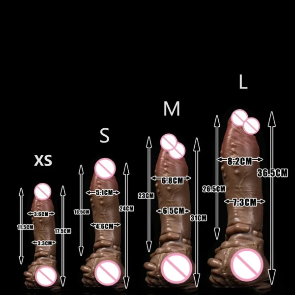 Huge Monster Dildo Big Suction Cup Anal Butt Plug - Fantasy Dragon Penis Masturbator Silicone Sex Toys - Image 6