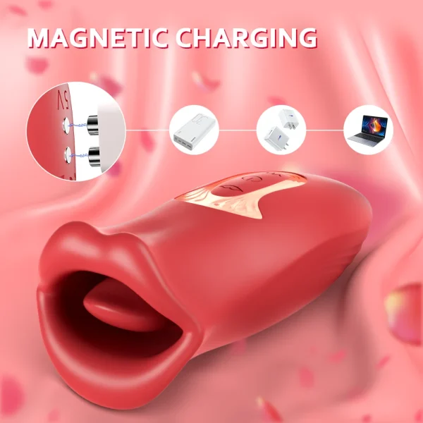 Tongue Licking Women Vibrator - Clit Sucking Oral Nipple Clamp Stimulator Vagina Sucker Female Sex Toy - Image 2