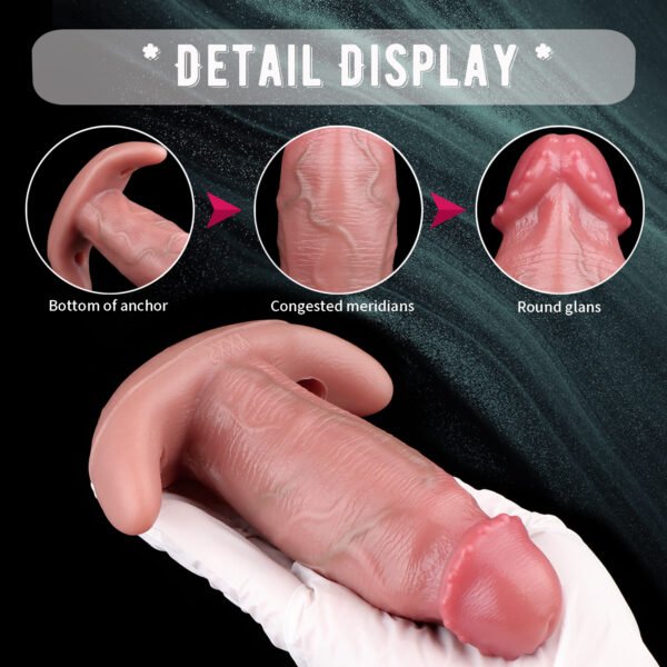 Wearable adjustable strap mimicking humanoid dildo - Image 6
