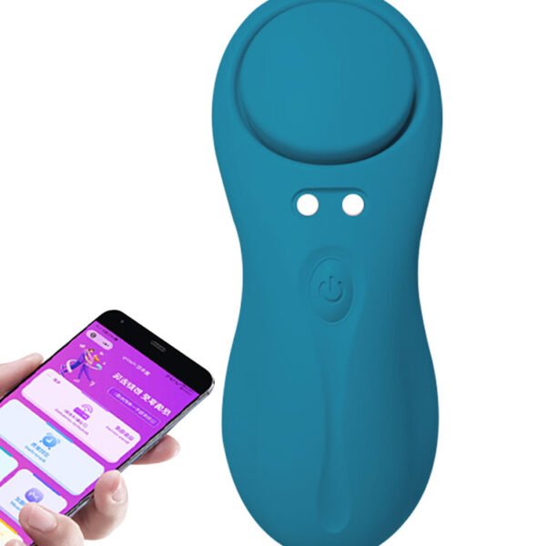 Magnetic suction wearable labia massager