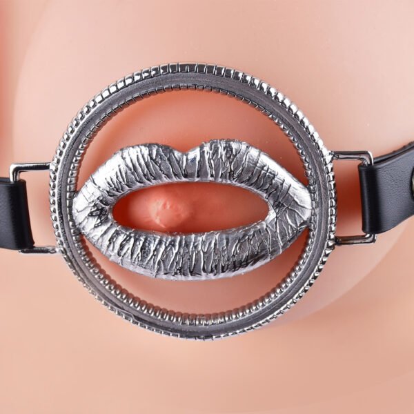 Teasing and sexualizing adult female body stimulator, nail cage restraint, female sex toy, metal lip nipple clip ring, breast support, fun chest strap - Image 7