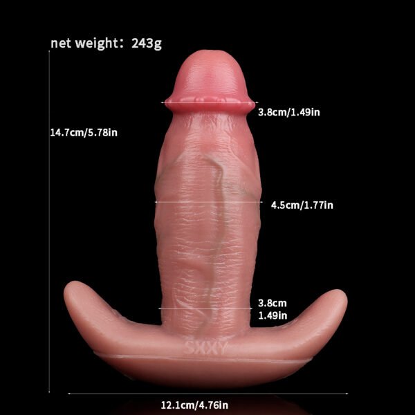 Wearable adjustable strap mimicking humanoid dildo - Image 5