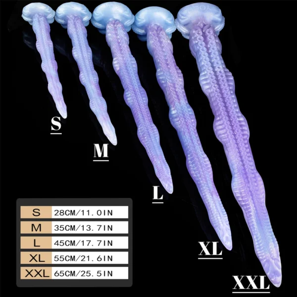 Fantasy Octopus Tentacle Anal Plug Vagina Prostate Massager - Long Monster Dildo Silicone Sex Toys For Women Men Masturbator - Image 2